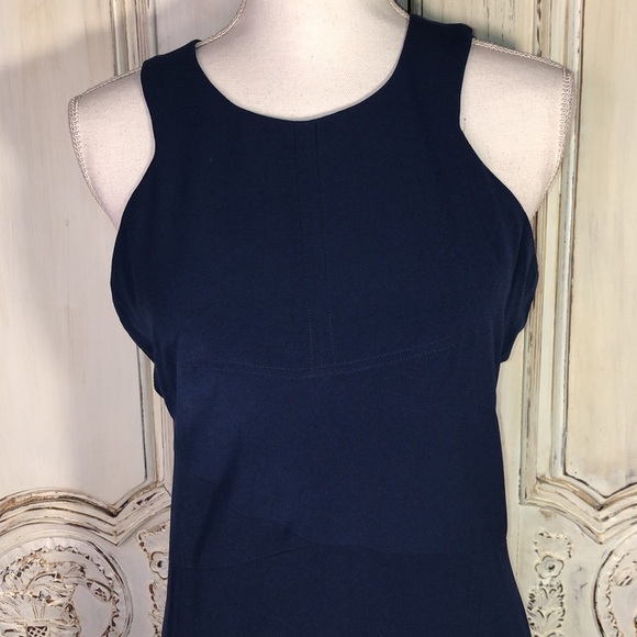 Les Petites… Paris NWT Round Neck Cutouts Sleeveless Structured Sheath Dress S/6 - Picture 3 of 12